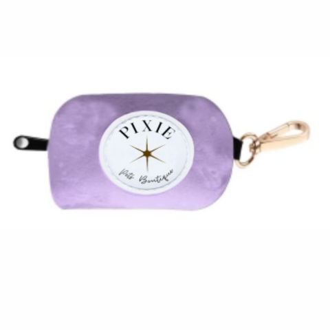 Waterproof Dog Poop Bag Holder: Lilac