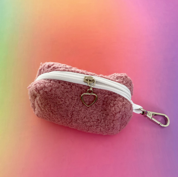 Strawberry Teddy: Dog Poop Bag Holder
