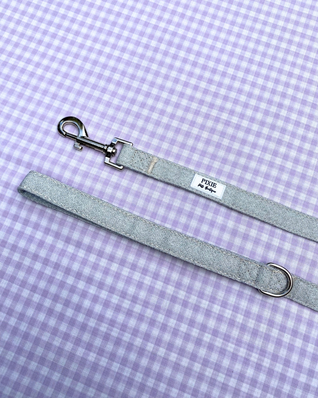 Silver Glitter: Dog Leash