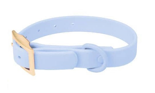 Waterproof Dog Collar: Sky Blue
